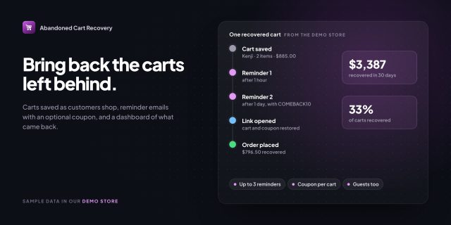 Abandoned Cart Recovery for WooCommerce