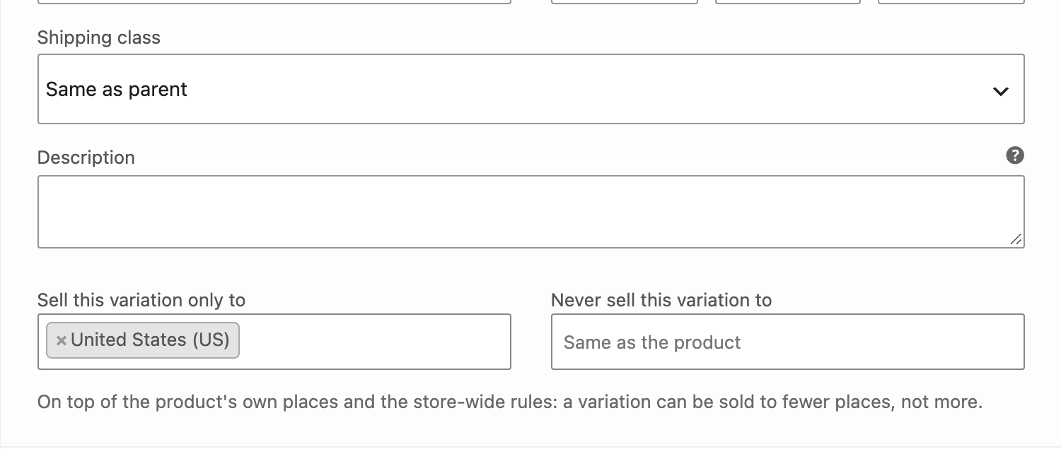A large size sold only within the United States.