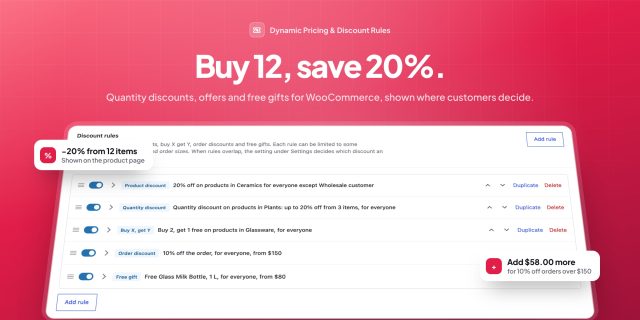 Dynamic Pricing & Discount Rules for WooCommerce