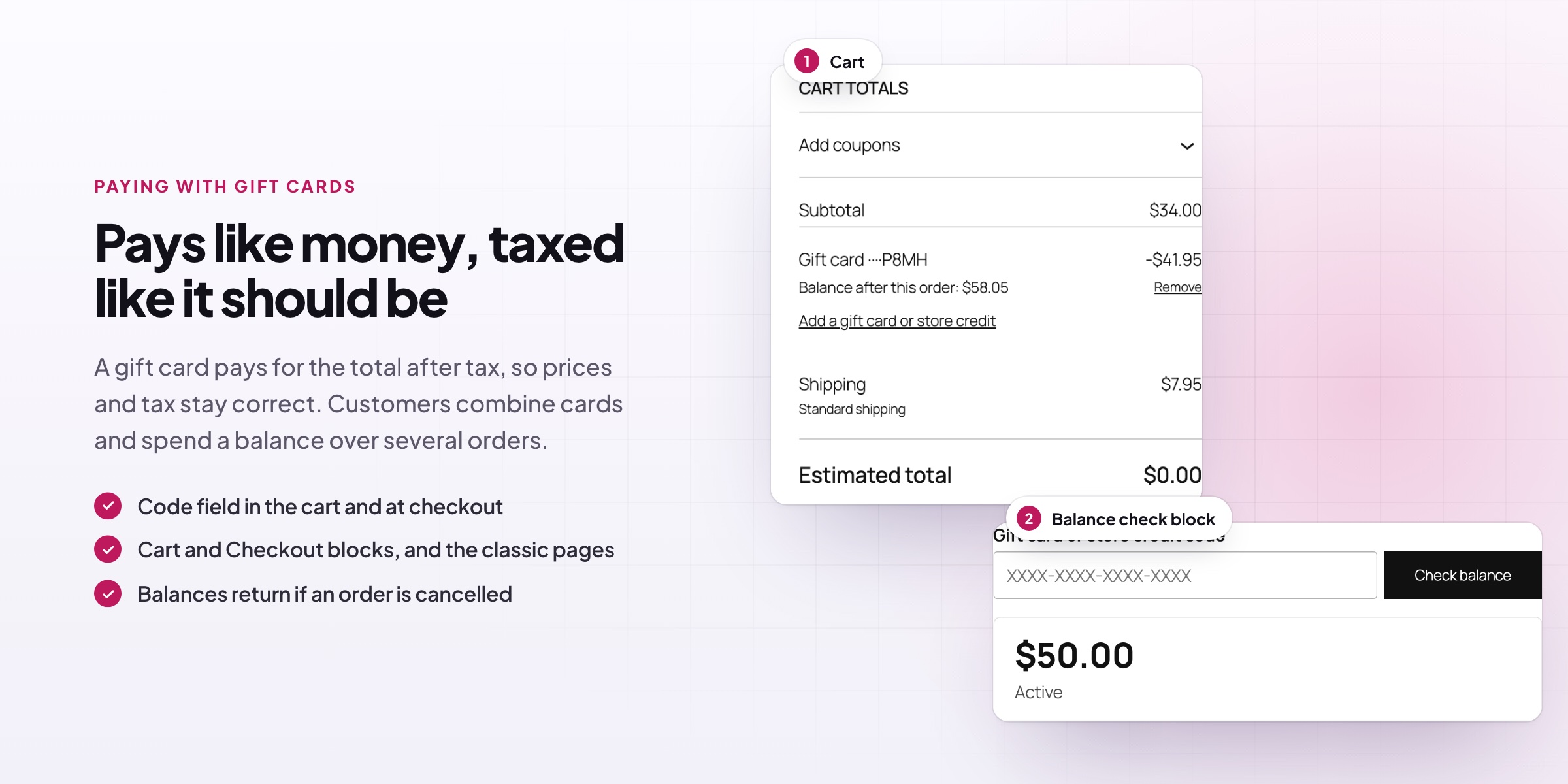 Gift Cards & Store Credit: screenshot 3