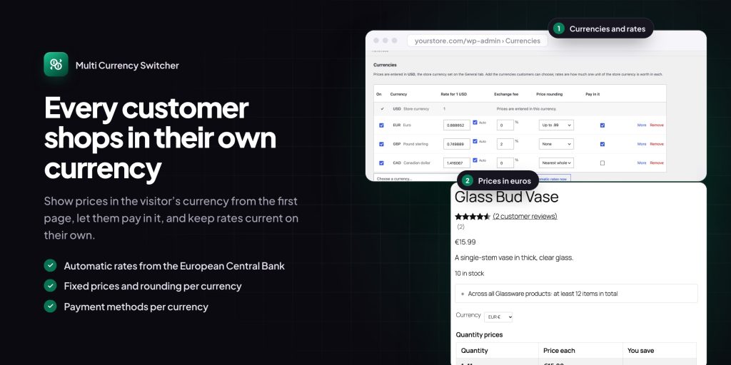 Multi Currency Switcher for WooCommerce