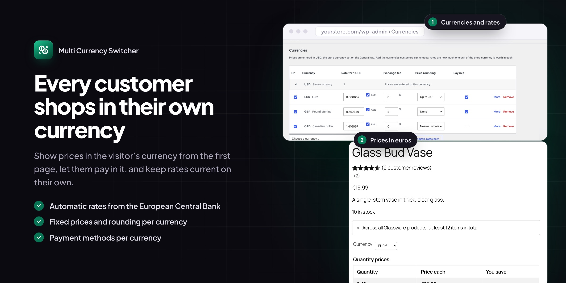 Multi Currency Switcher for WooCommerce