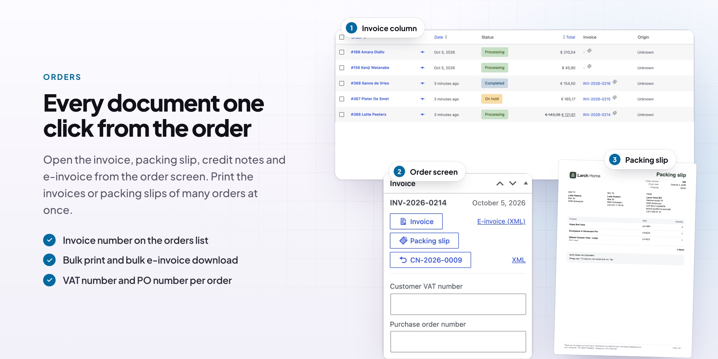 PDF Invoices & E-Invoicing: screenshot 3
