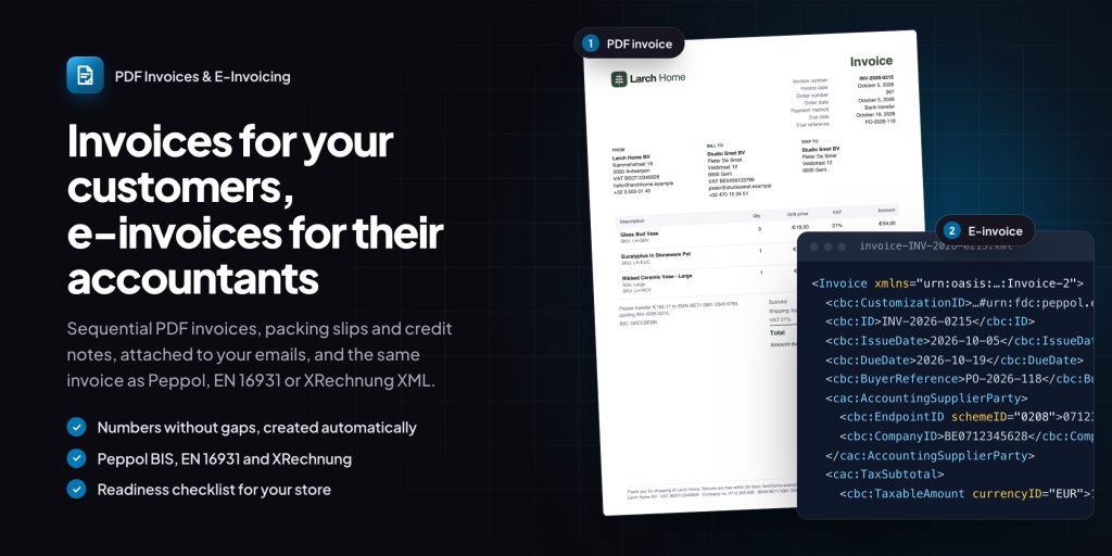 PDF Invoices & E-Invoicing for WooCommerce