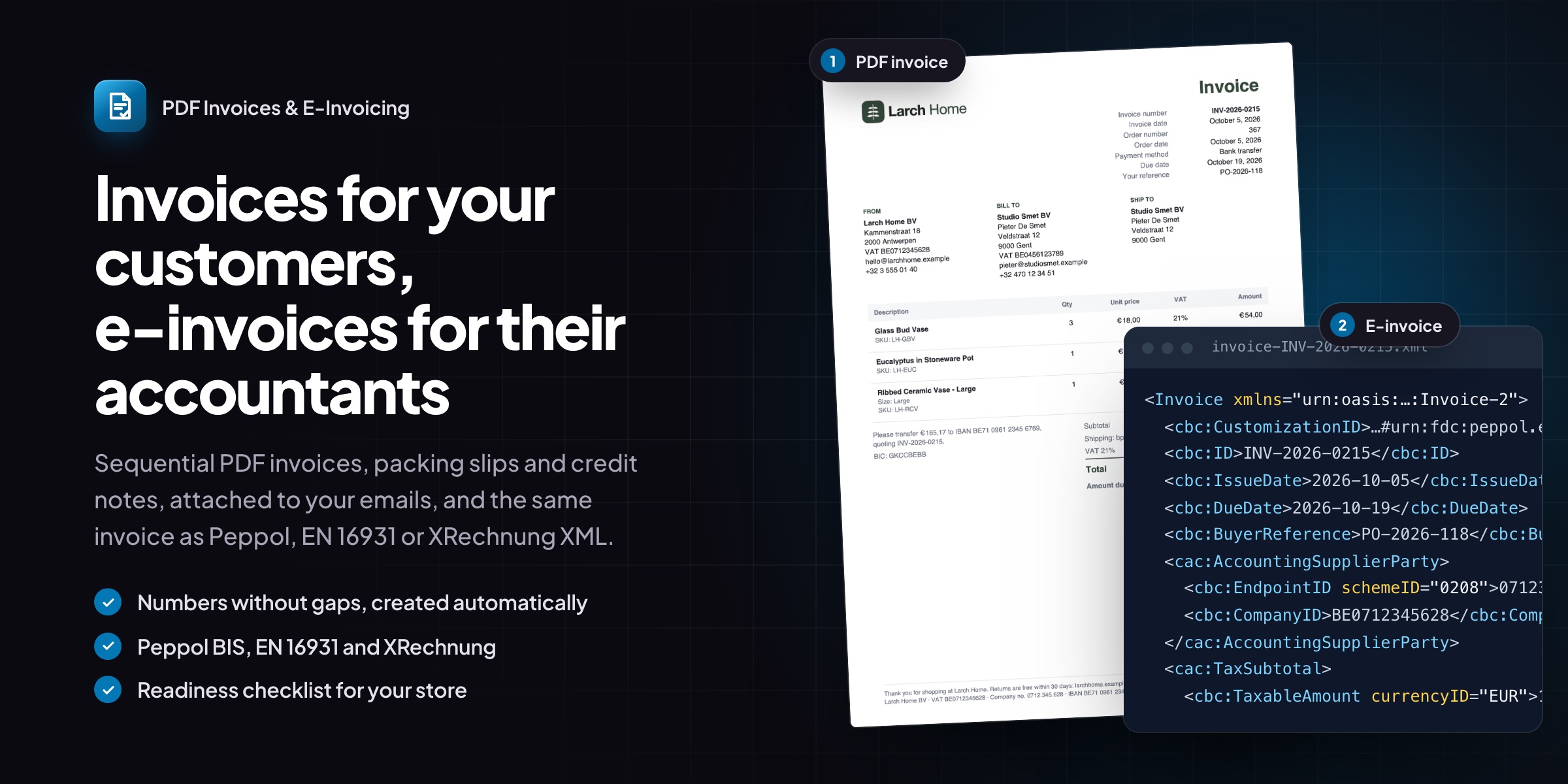 PDF Invoices & E-Invoicing for WooCommerce