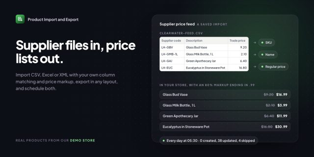 Product Import & Export for WooCommerce
