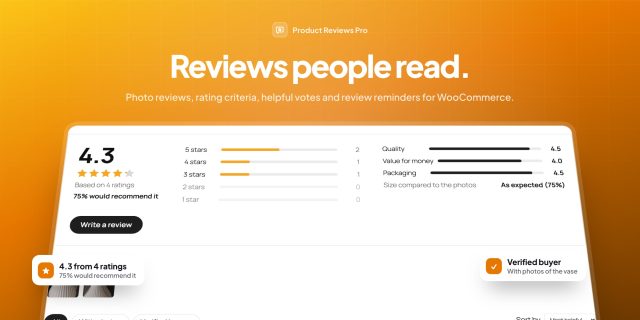 Product Reviews Pro for WooCommerce