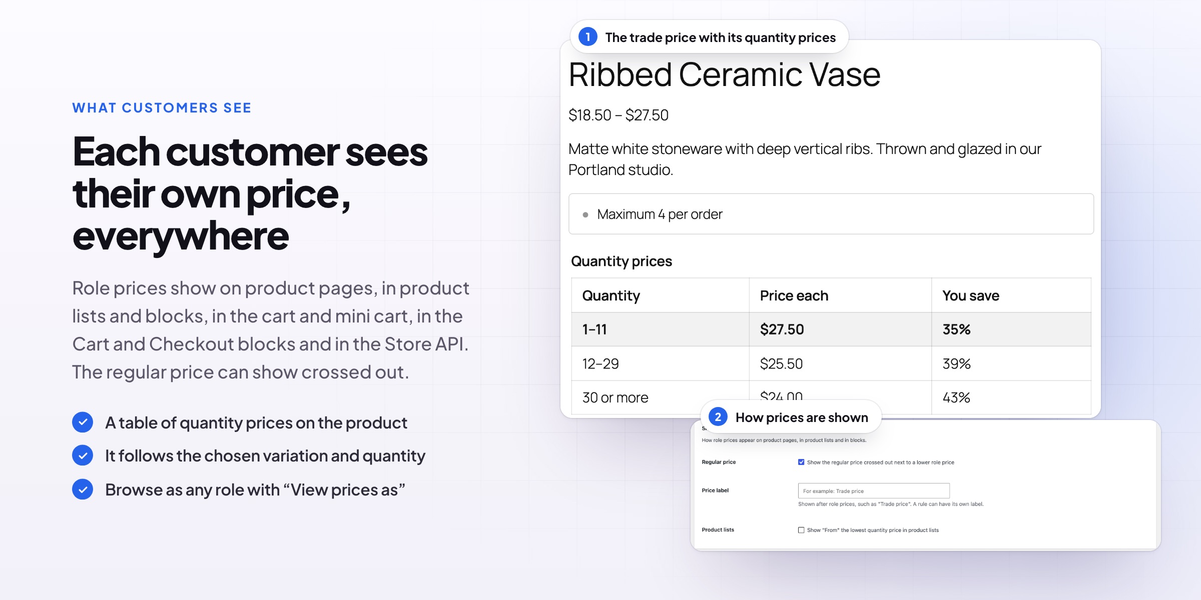 Role Based Pricing & Wholesale Prices: screenshot 3