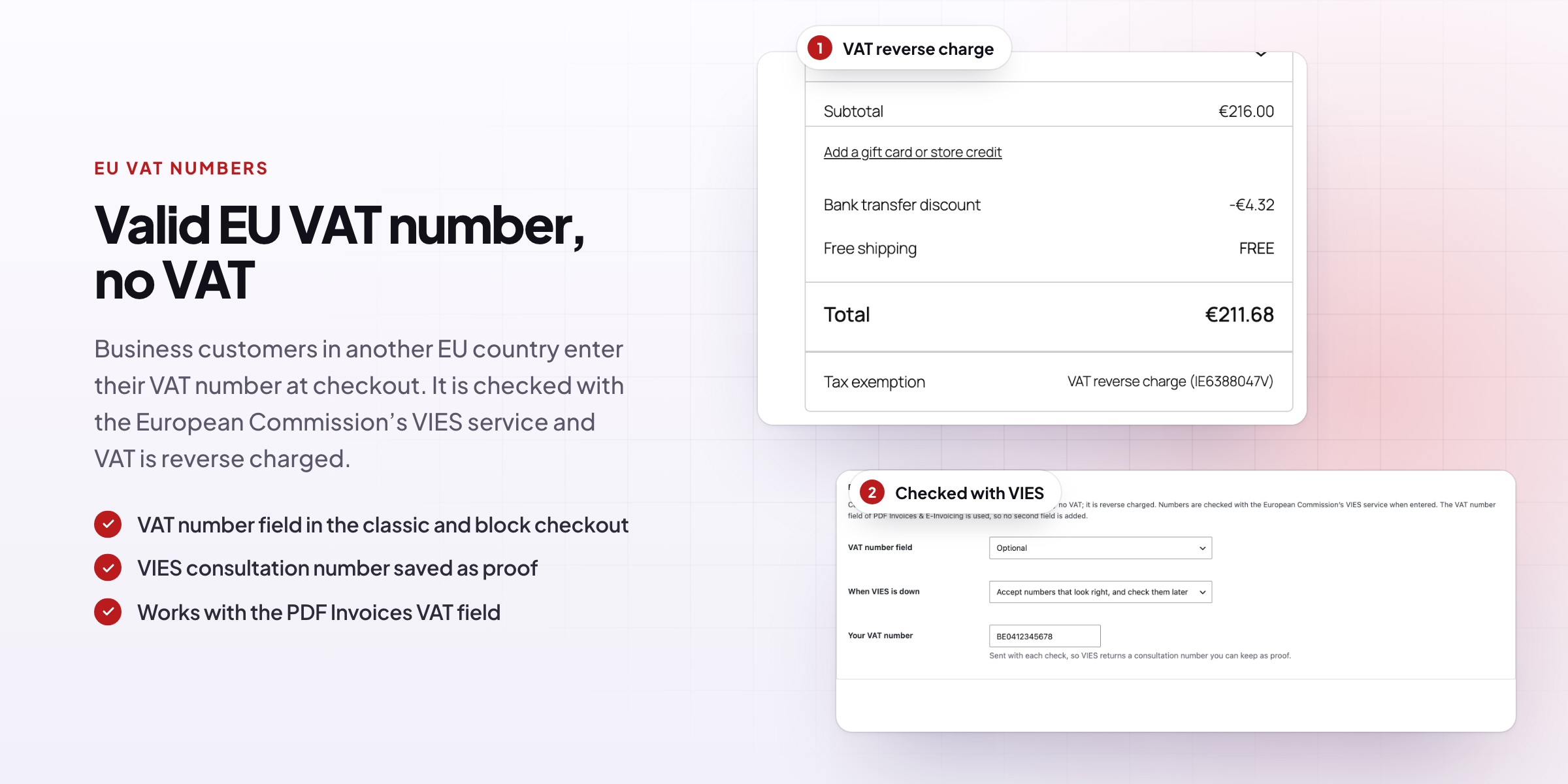 Tax Exempt Customers & VAT Validation: screenshot 4