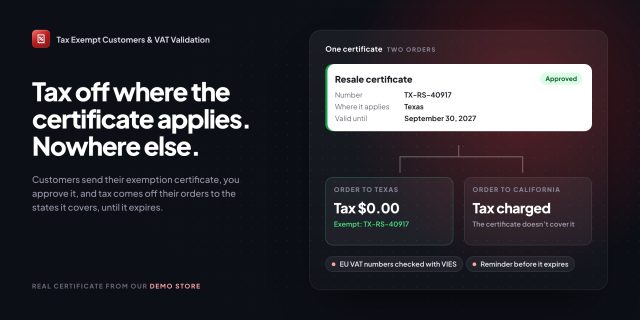 Tax Exempt Customers & VAT Validation for WooCommerce