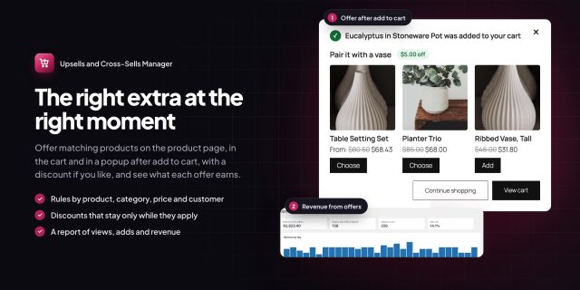 Upsells & Cross-Sells Manager for WooCommerce