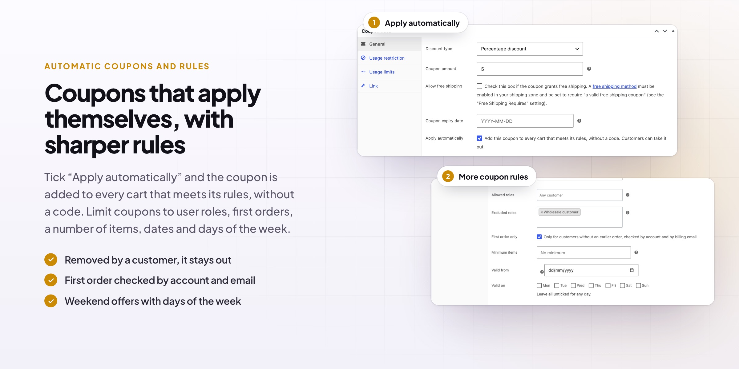URL Coupons & Coupon Rules: screenshot 4